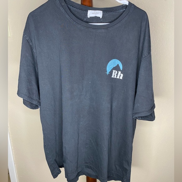 Rhude black T-shirt size small - Picture 2 of 3